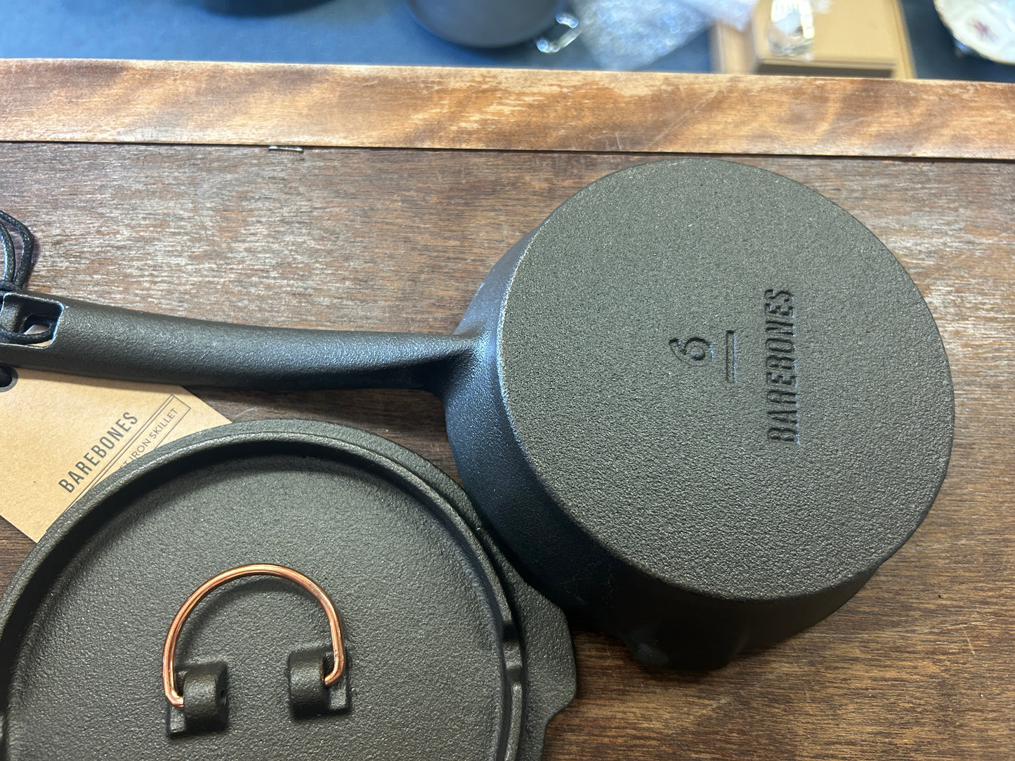 Black Barebones NEW 6" Cast Iron, 6"