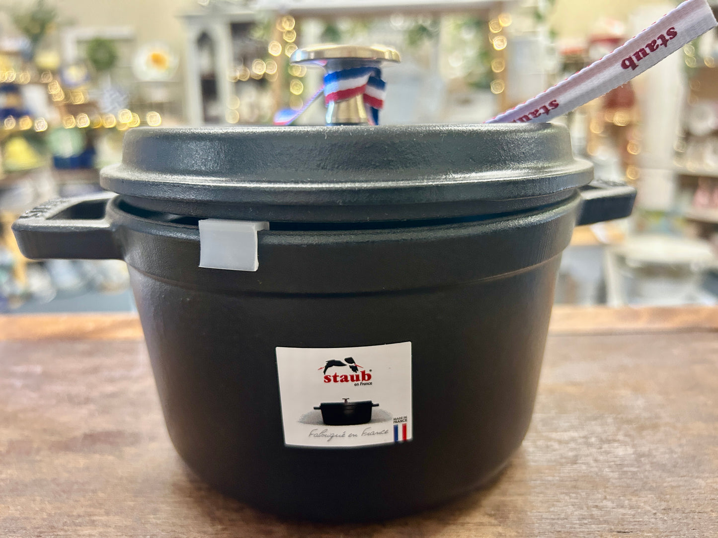 Black Staub NEW 1.5 QT Round Cocotte, 1.5 QT