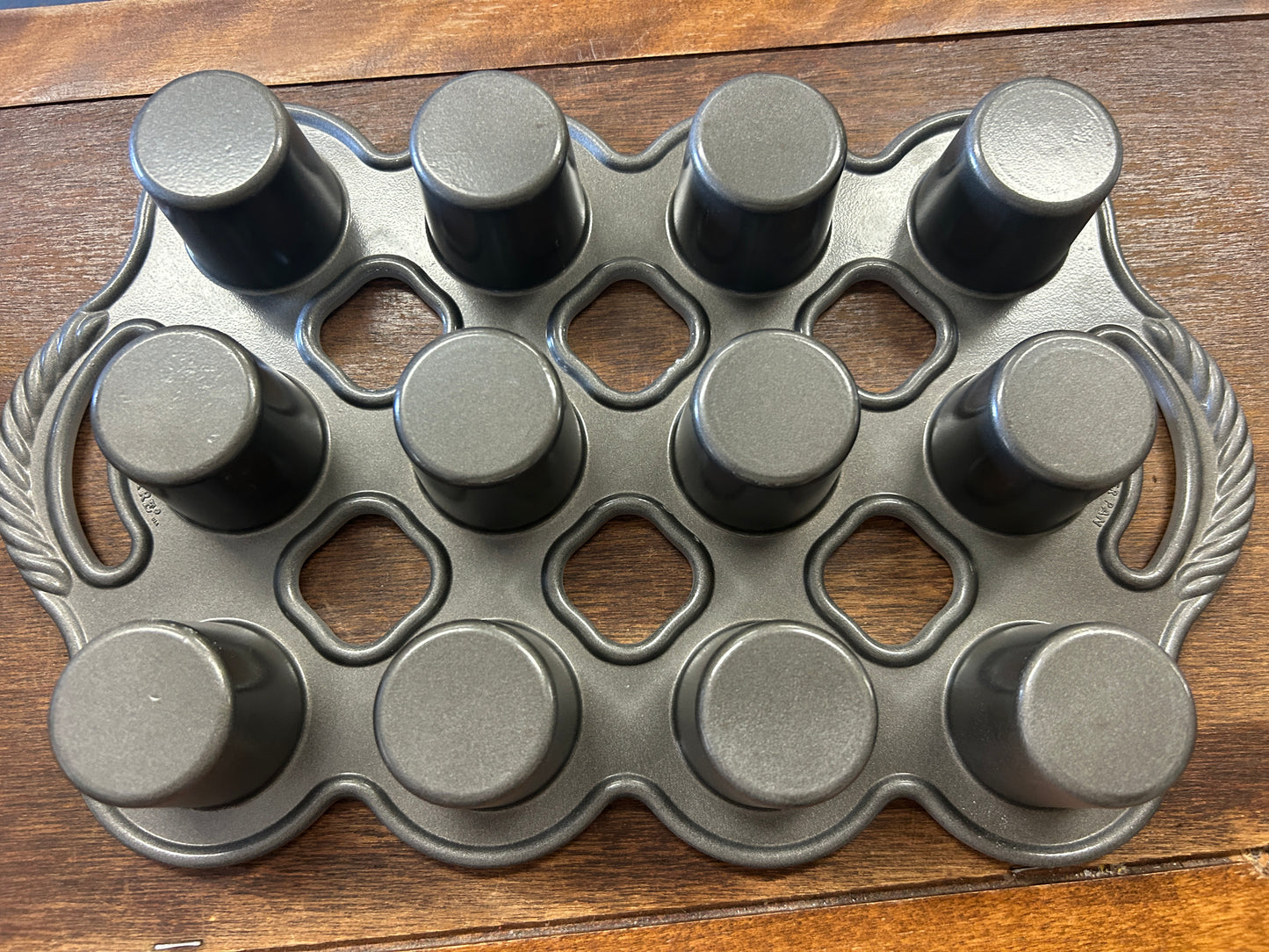 Silver Nordic Ware Petite Popover Pan, 14 1/4"