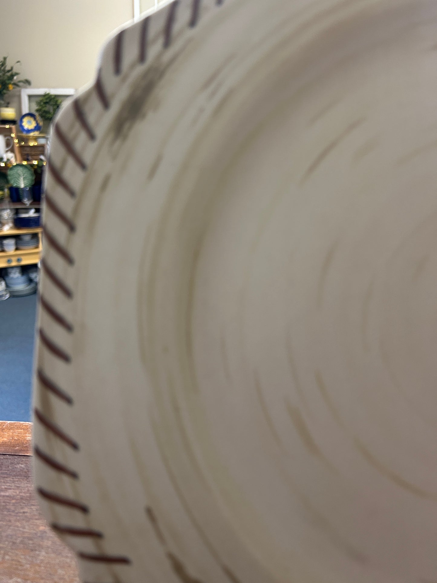 Beige Lenox Riverwood Plate Charger, 12 1/2"