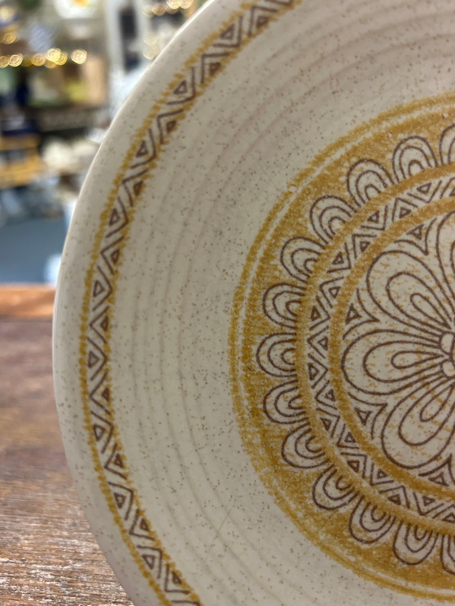 Yellow Franciscan Hacienda Gold Bread Plate, 6 3/4"