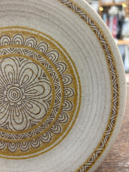 Yellow Franciscan Hacienda Gold Bread Plate, 6 3/4"