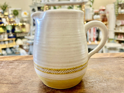 Yellow Franciscan Hacienda Gold Creamer, 4 1/2"