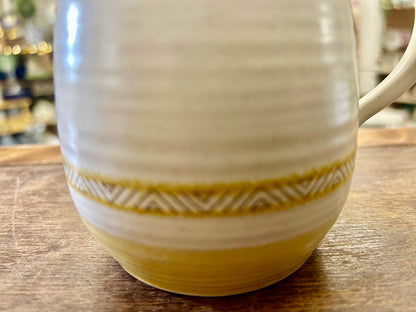 Yellow Franciscan Hacienda Gold Creamer, 4 1/2"