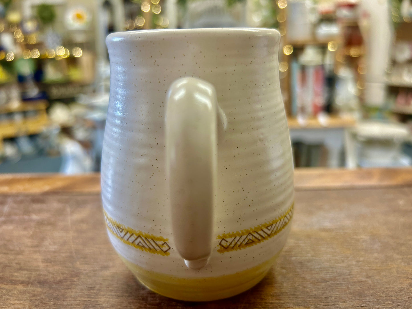 Yellow Franciscan Hacienda Gold Creamer, 4 1/2"