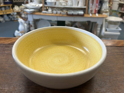 Yellow Franciscan Hacienda Gold Cereal Bowl, 6 1/4"