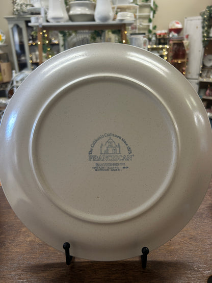 Yellow Franciscan Hacienda Gold Plate, 10 3/4"