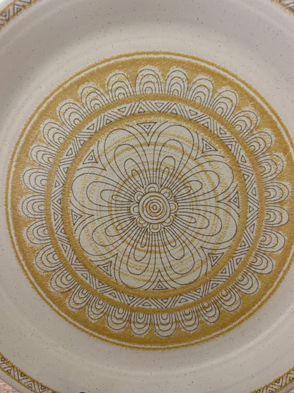 Yellow Franciscan Hacienda Gold Plate, 10 3/4"