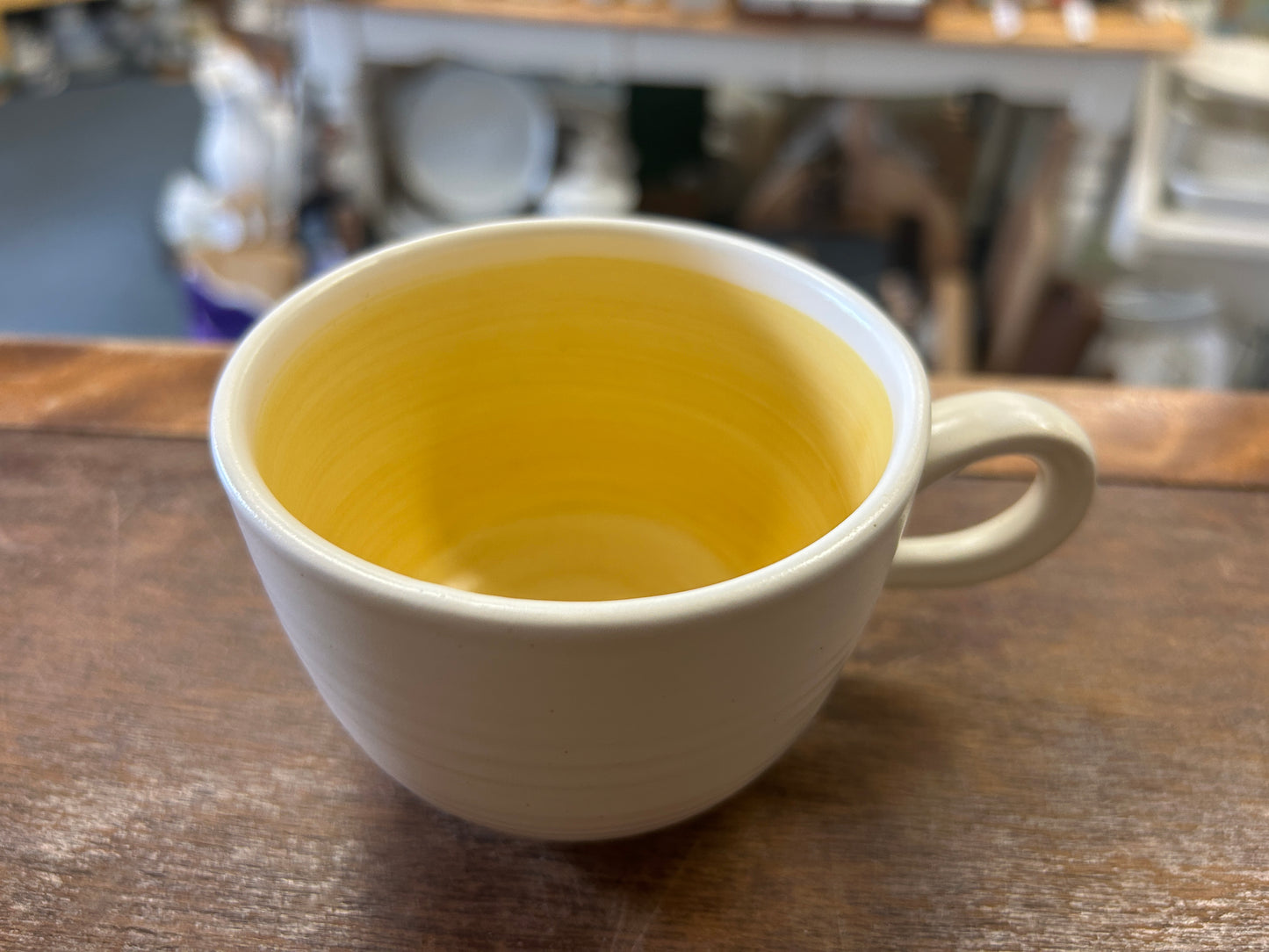 Yellow Franciscan Hacienda Gold Mug, 2 3/4"