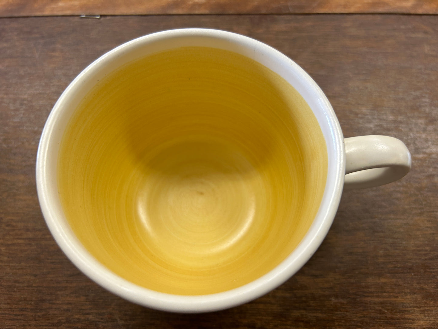 Yellow Franciscan Hacienda Gold Mug, 2 3/4"