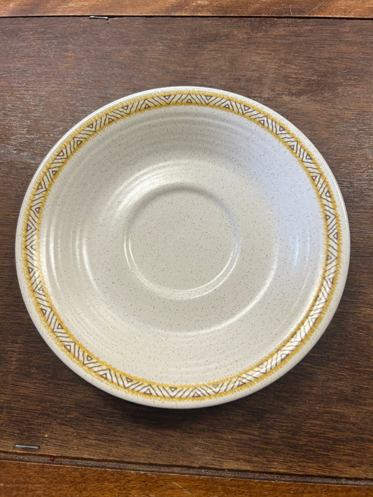 Yellow Franciscan Hacienda Gold Saucer Plate, 6 1/4"