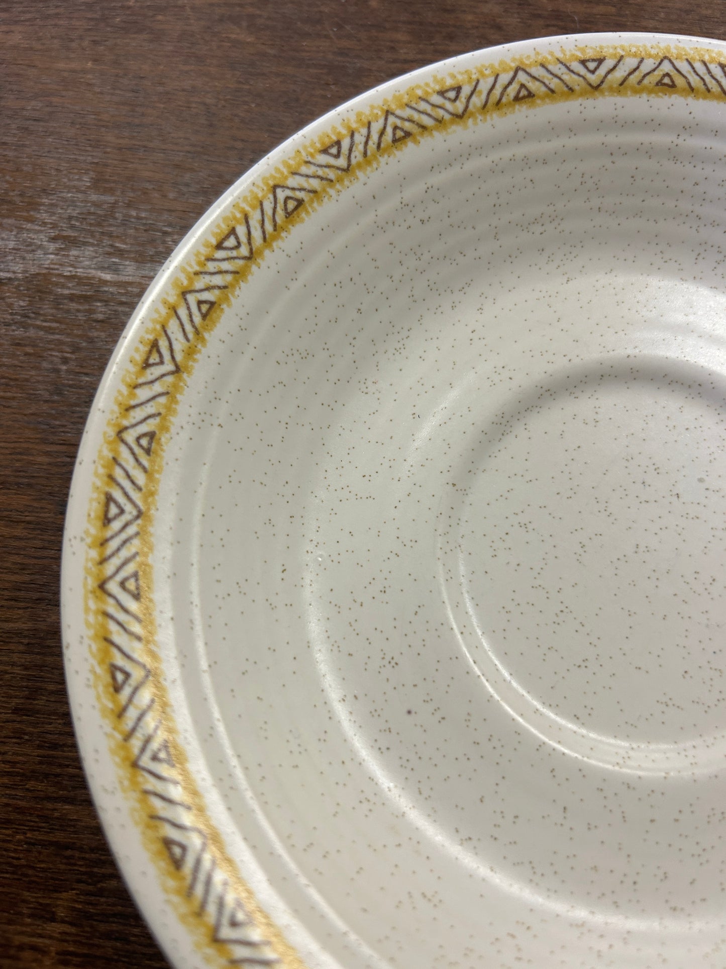 Yellow Franciscan Hacienda Gold Saucer Plate, 6 1/4"