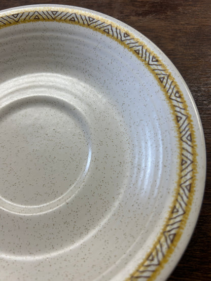 Yellow Franciscan Hacienda Gold Saucer Plate, 6 1/4"