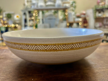 Yellow Franciscan Hacienda Gold Bowl, 9 1/4"