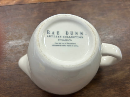 Multicolor Rae Dunn CREAM Flowers Creamer, 6 1/2"