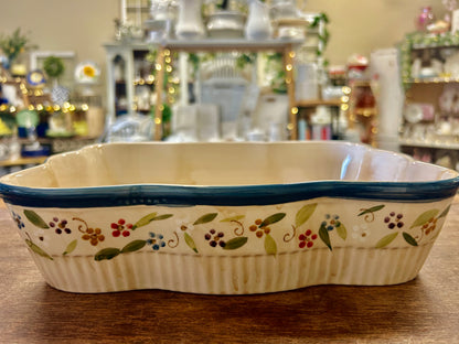 Multicolor Temptations Blue Petals Baker 2.5 QT, 2.5 QT