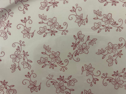 Cranberry Temptations Floral Lace Platter, 19"