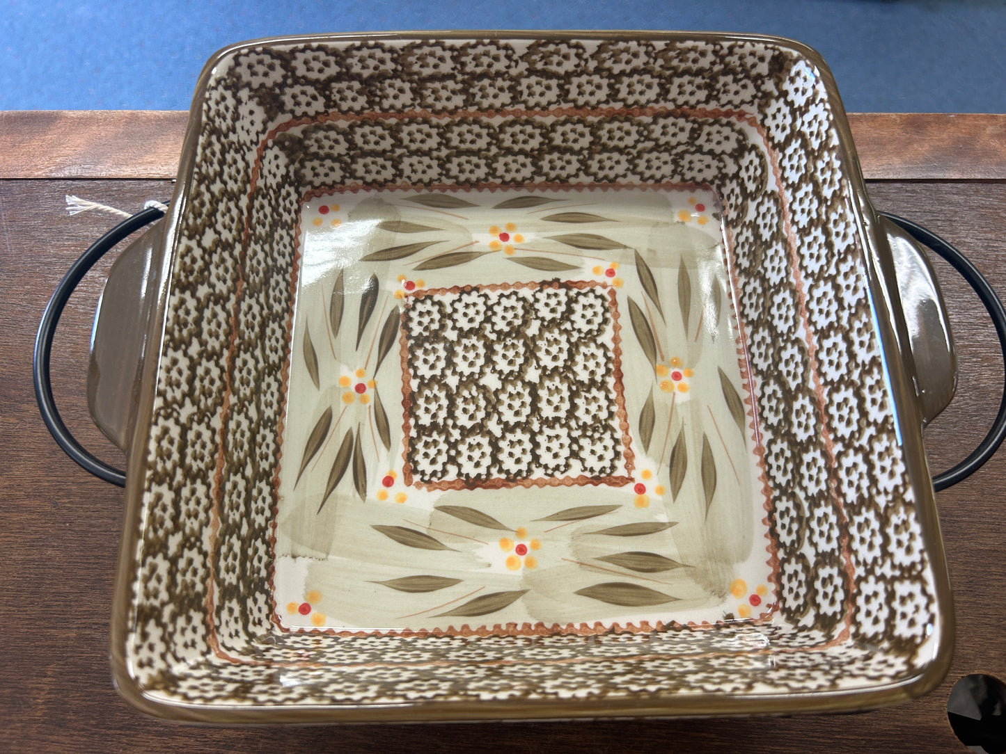 Olive Green Temptations 2 QT Baker, Lid, Rack, Trivet, 2 QT