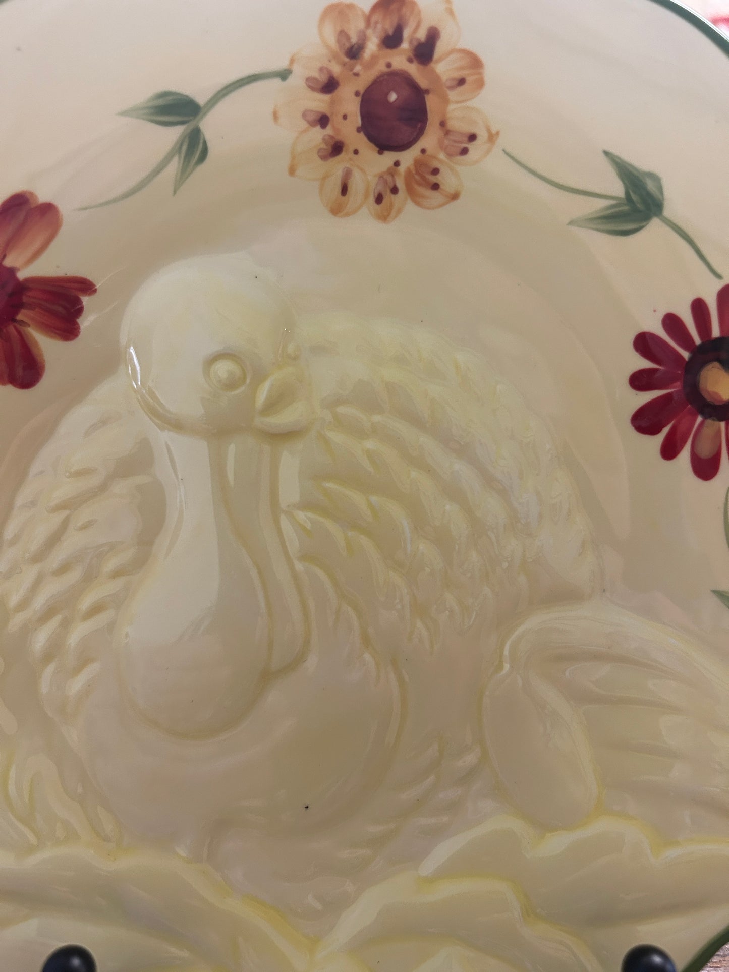 Yellow & Green Pfaltzgraff Daybreak Plate, 8"
