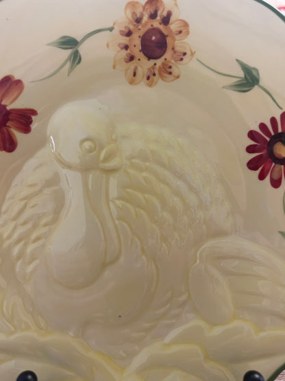 Yellow & Green Pfaltzgraff Daybreak Plate, 8"