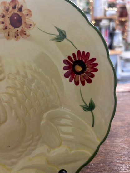 Yellow & Green Pfaltzgraff Daybreak Plate, 8"
