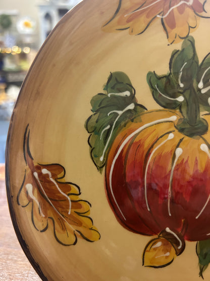 Multicolor Maxcera Pumpkin Plate, 8 1/4"