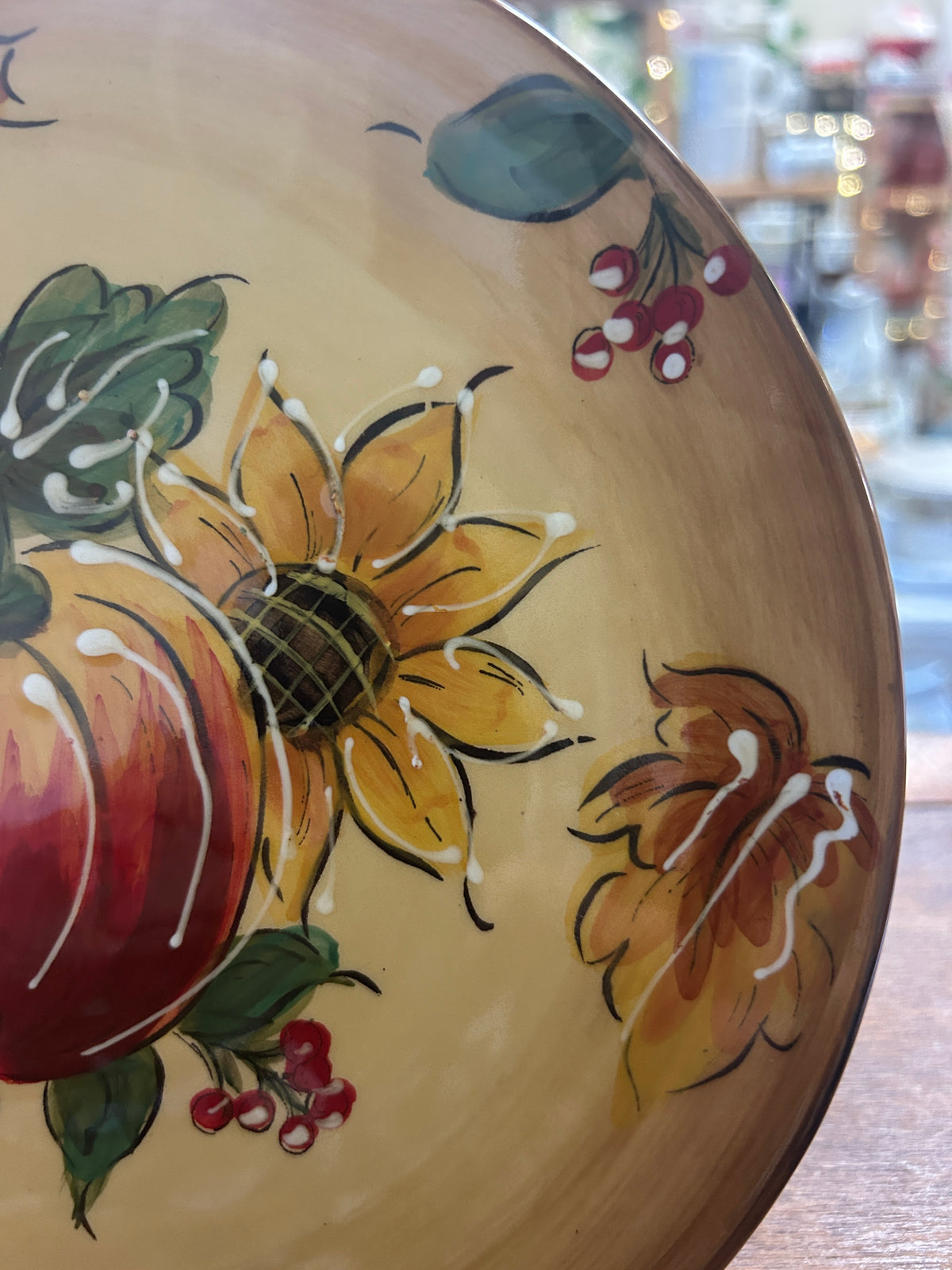 Multicolor Maxcera Pumpkin Plate, 8 1/4"