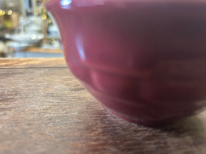 Longaberger Cranberry Bowl, 4 1/4"
