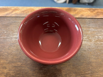 Longaberger Cranberry Bowl, 4 1/4"