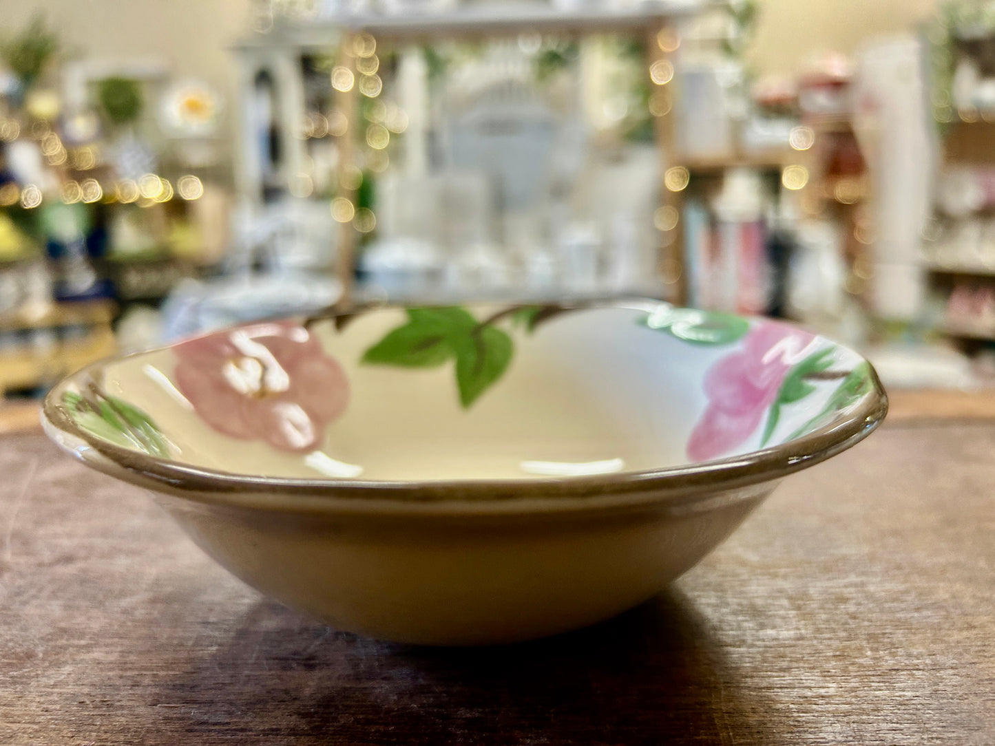 Multicolor Franciscan Desert Rose Bowl, 5 3/4"