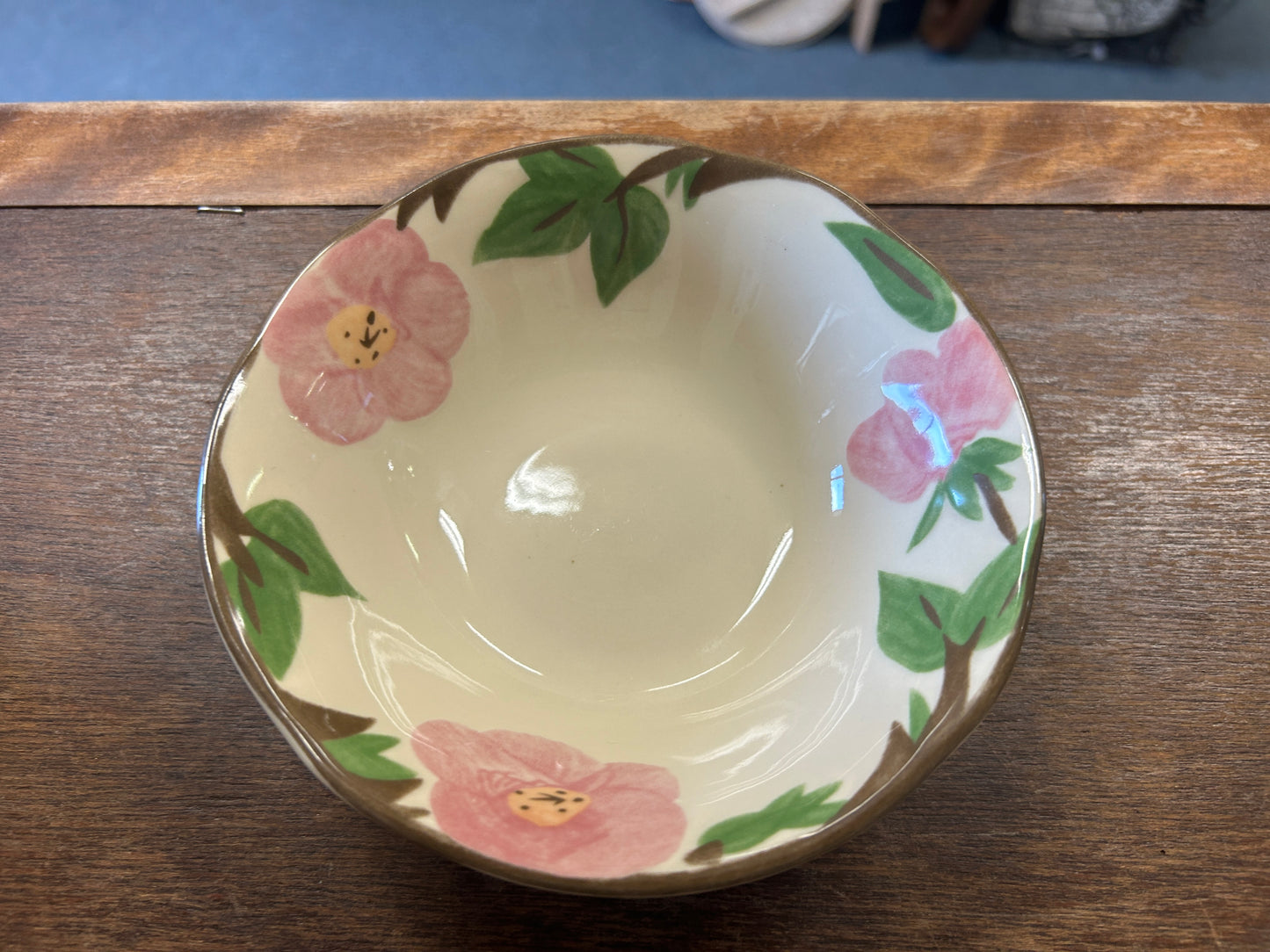 Multicolor Franciscan Desert Rose Bowl, 5 3/4"