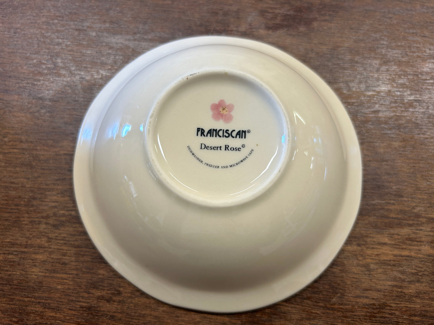 Multicolor Franciscan Desert Rose Bowl, 5 3/4"