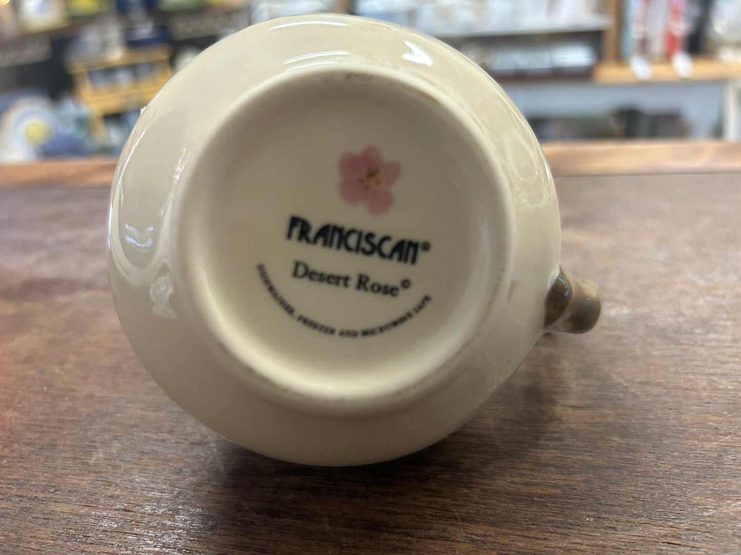 Multicolor Franciscan Desert Rose Creamer, 4 1/4"