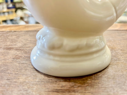 Cream Lenox Cornucopia Pitcher, 6 1/4"