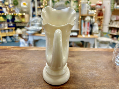 Cream Lenox Cornucopia Pitcher, 6 1/4"