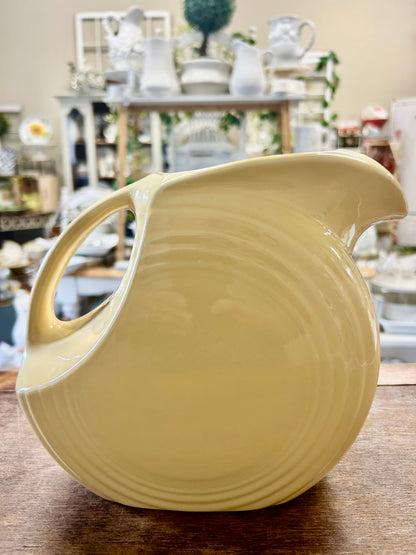 Fiestaware Yellow Pitcher, 7 1/4"