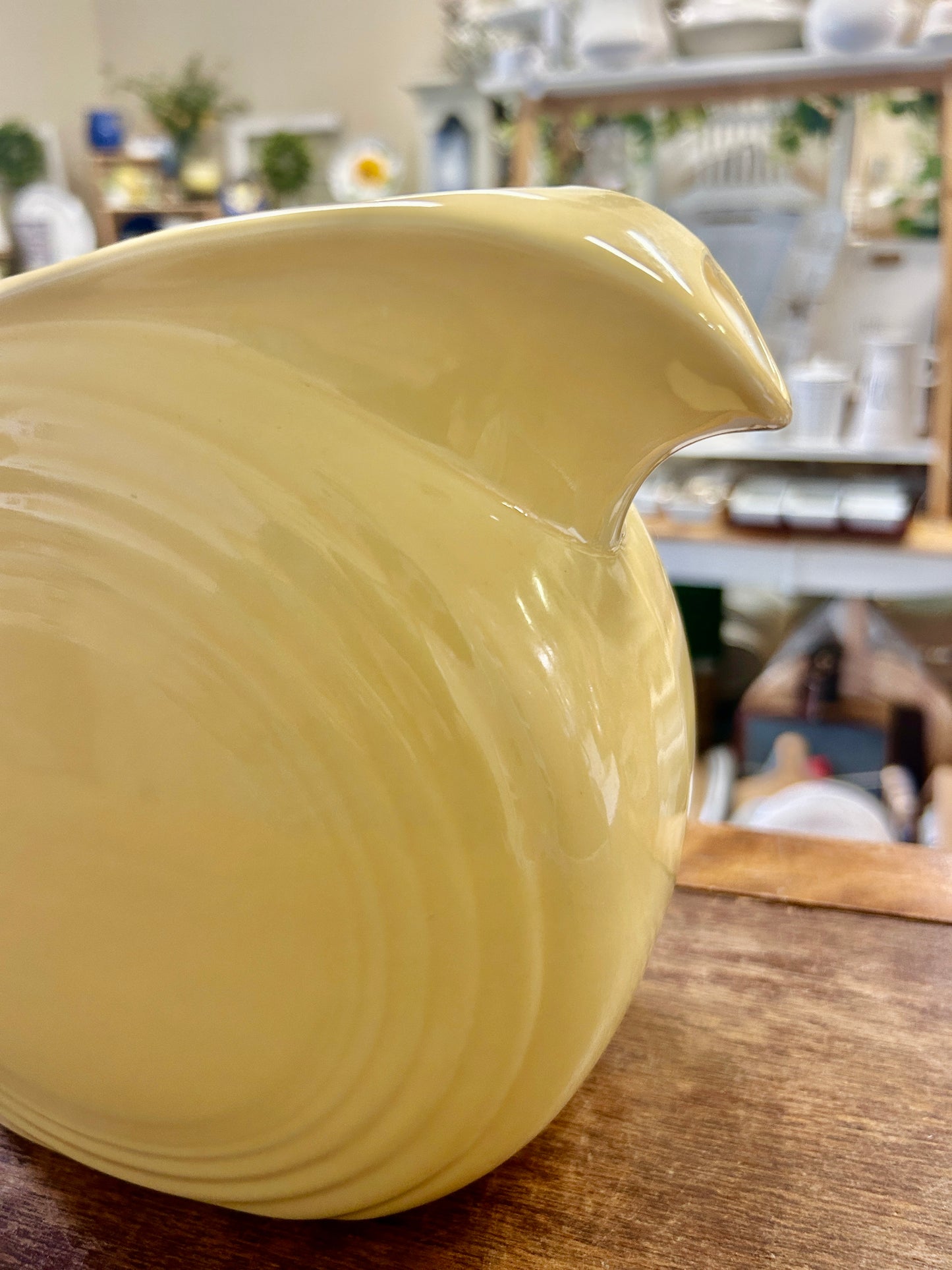 Fiestaware Yellow Pitcher, 7 1/4"