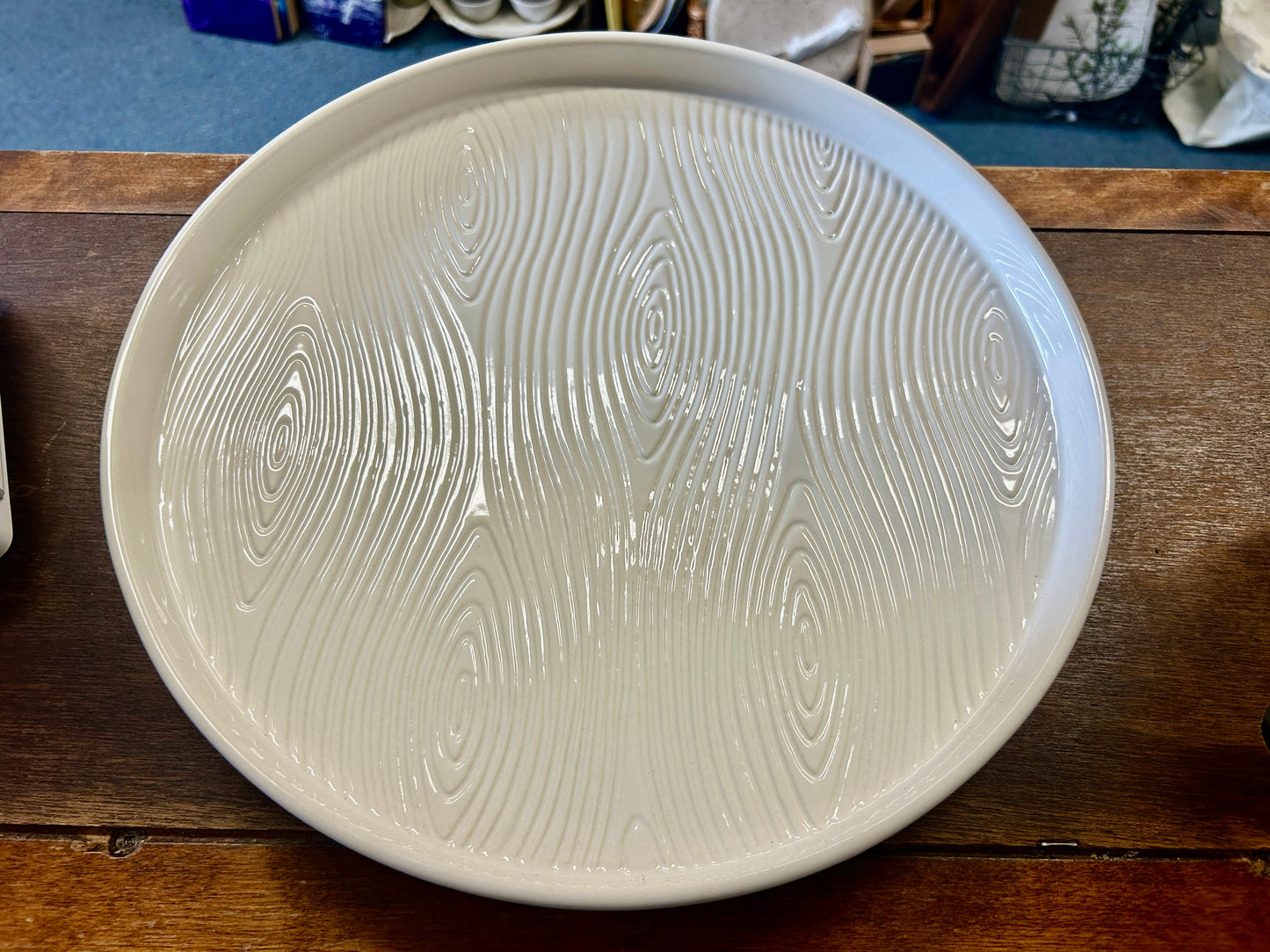 White Temptations Old World Lazy Susan, 13 1/2"