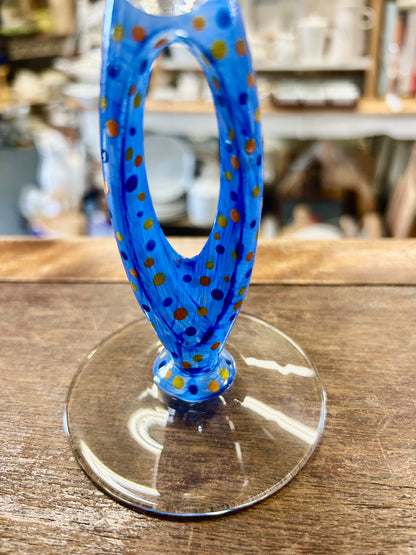 Blue  Martini Glass Cut Out, 6 1/2"