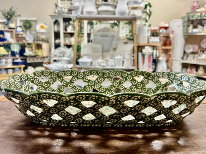 Green Temptations Old World Basket, 14 1/2"