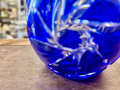 Blue Polonia Pinwheel Cobalt 24% Lead, 4"