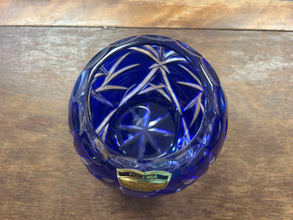 Blue Polonia Pinwheel Cobalt 24% Lead, 4"