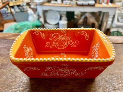 Orange Temptations Pumpkin Baker w/ Lid, 12 ounces