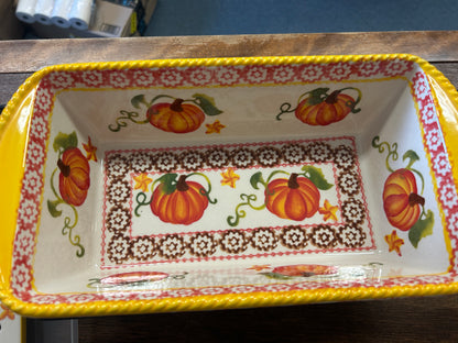Orange & Yellow Temptations Pumpkin Baker Lid Rack & Trivet, 1.5 QT