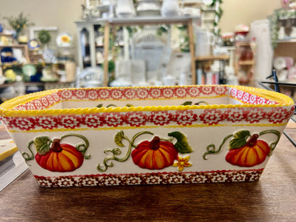 Orange & Yellow Temptations Pumpkin Baker Lid Rack & Trivet, 1.5 QT