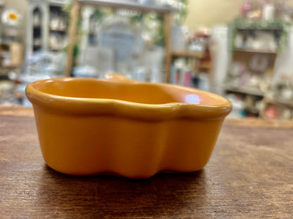 Orange Nantucket Pumpkin Bowl, 4 3/4"
