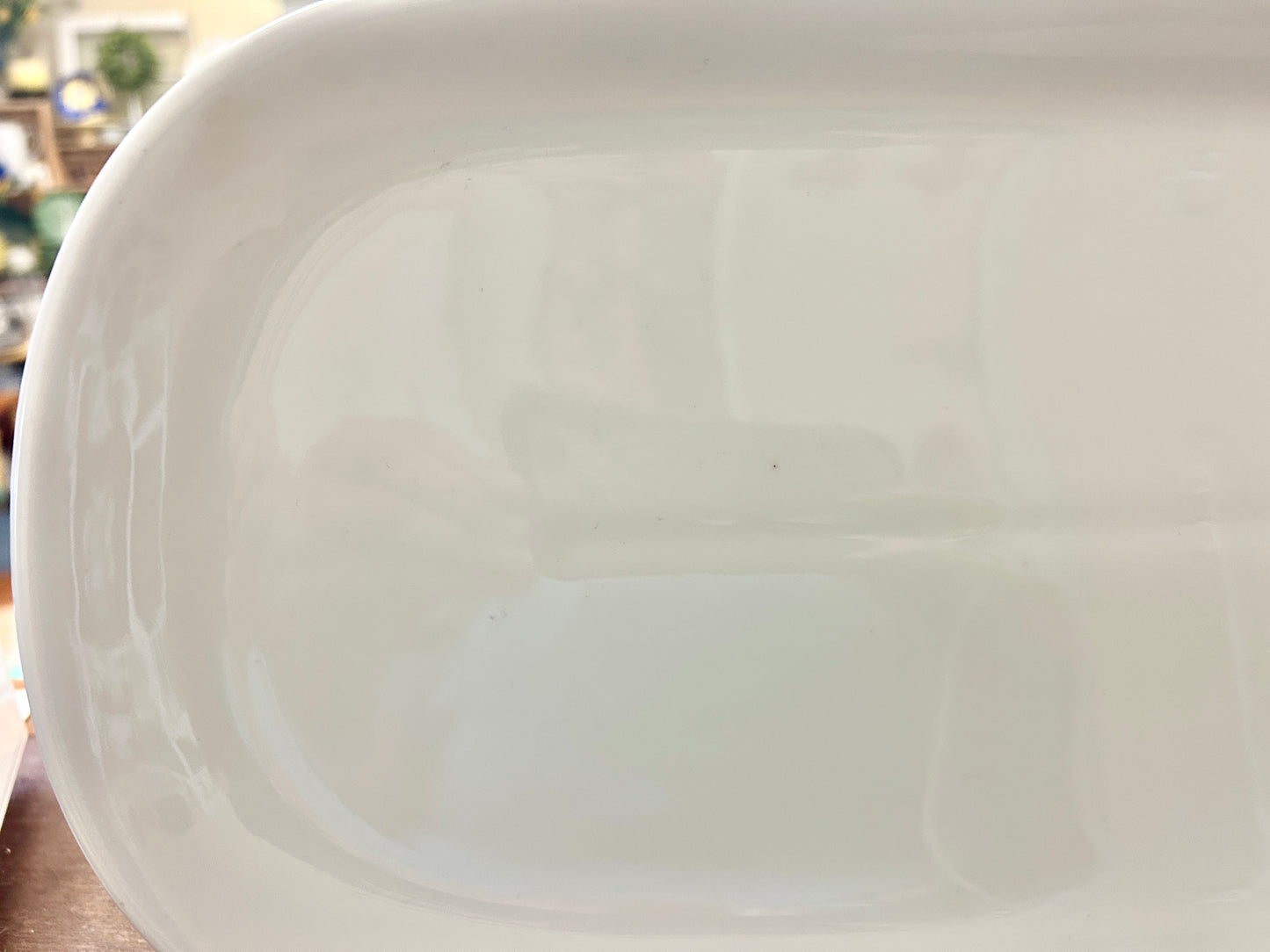 Pillivuyt White Porcelaine Platter France, 21"