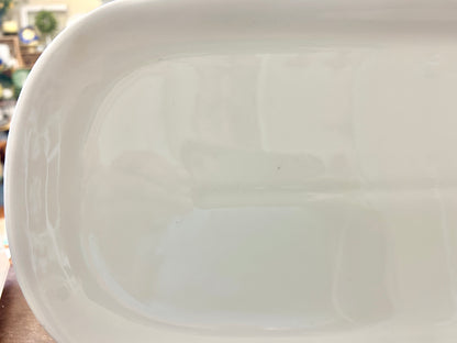 Pillivuyt White Porcelaine Platter France, 21"