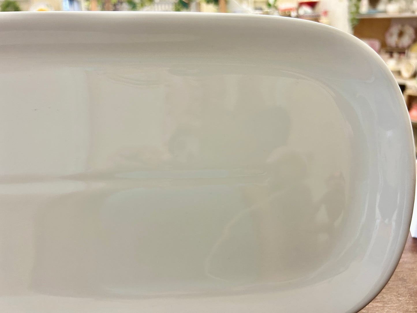 Pillivuyt White Porcelaine Platter France, 21"
