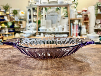 Purple Luminarc Amethyst Oval Bowl, 9 1/4"